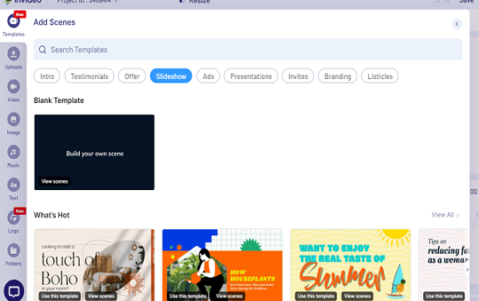 How to make slideshow videos online using this online tool