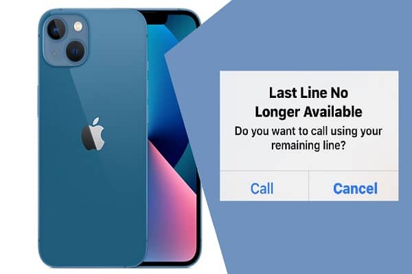 How to Fix “Last Line No Longer Available” iPhone Error
